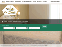 Tablet Screenshot of hostallajanda.com
